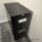 Staples Black 2 Drawer Letter Vertical File Cabinet, Locking